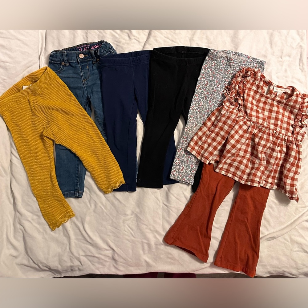 Girls Fall Pant Bundle Size 2T